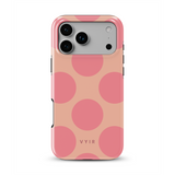 Big Polka Dots, melonowy - Tough Etui MagSafe na iPhone