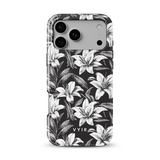 Monochrome Lilies - Tough MagSafe iPhone Etui