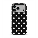 Classic Polka Dots, Black Noir - Tough Etui na iPhone z MagSafe