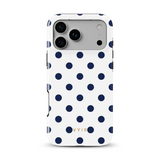 Classic Polka Dots, Sailor Blue - Tough Etui na iPhone z MagSafe