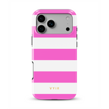 Horizontal Stripes, Fashion Pink - Tough Etui na telefon