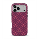 Ornate Bloom, Burgundy - Tough MagSafe iPhone Etui