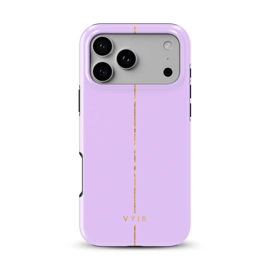 VYIR Signature Golden Line, Lawendowy fiolet - Tough Etui MagSafe na iPhone