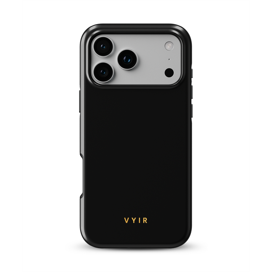 VYIR Signature Solid Colors, Czarny - Tough Etui MagSafe na iPhone