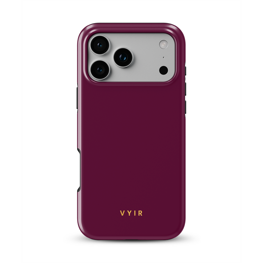 VYIR Signature Solid Colors, Bordowy - Tough Etui MagSafe na iPhone