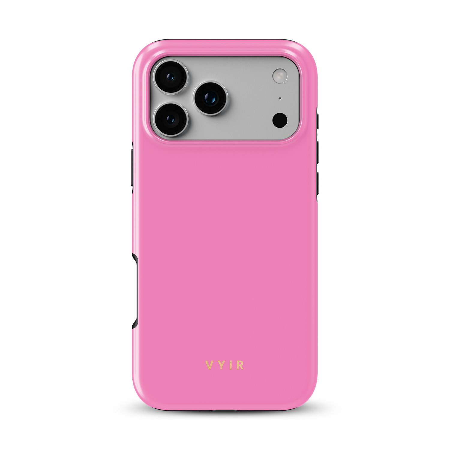 VYIR Signature Solid Colors, Pink - Shockproof MagSafe iPhone Case - VYIR