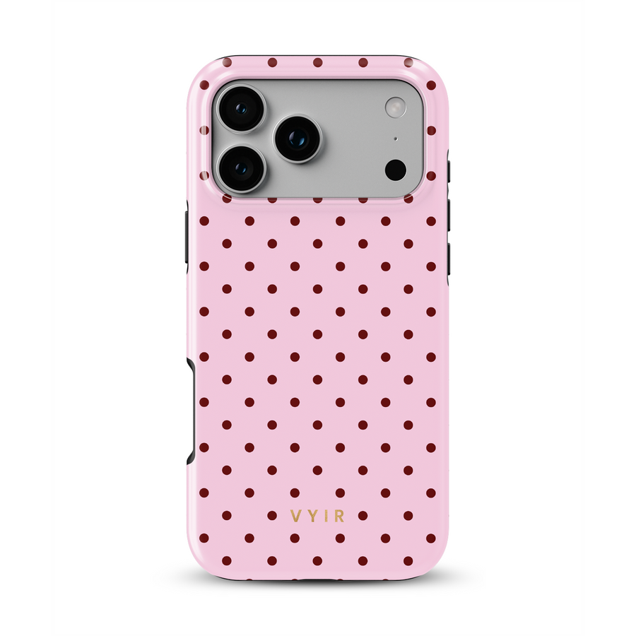 Tiny Polka Dots, Cukierkowy róż - Tough Etui MagSafe na iPhone