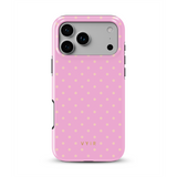 Tiny Polka Dots, Kobiecy róż - Tough Etui MagSafe na iPhone