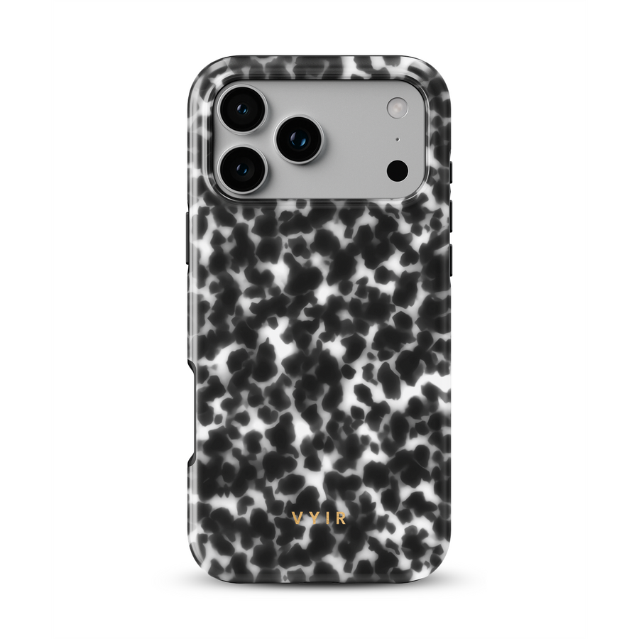 Tortoiseshell, czarno-biały - Tough Etui MagSafe na iPhone
