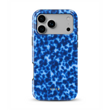 Tortoiseshell, oceaniczny niebieski - Tough etui MagSafe na iPhone