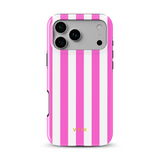 Vertical Stripes, Fashion Pink - Tough MagSafe Etui na iPhone'a