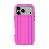 Vertical Stripes, Pink Curtains - Tough Etui MagSafe na iPhone