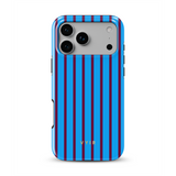Vertical Stripes, niebieski Track - Tough Etui MagSafe do iPhone