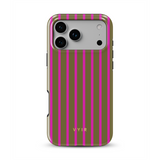 Vertical Stripes, oliwkowy Urban - Tough Etui MagSafe do iPhone