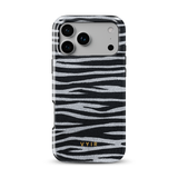 Zebra Gleam Silver - Tough Etui MagSafe na iPhone