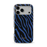 Zebra Luxe, indygo - Tough etui MagSafe na iPhone