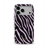 Zebra Luxe, Jasnofioletowy - Tough Etui MagSafe na iPhone