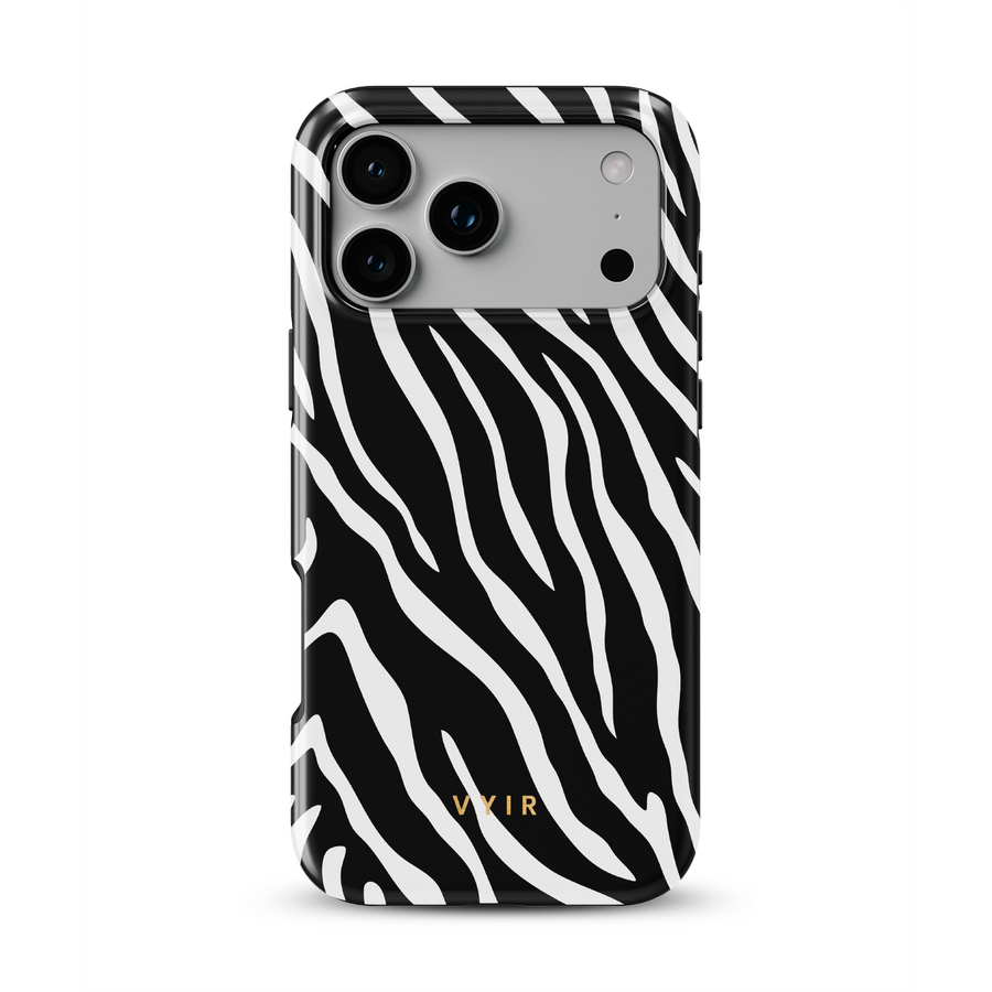 Zebra Luxe, Czarno-biały - Tough Etui MagSafe na iPhone