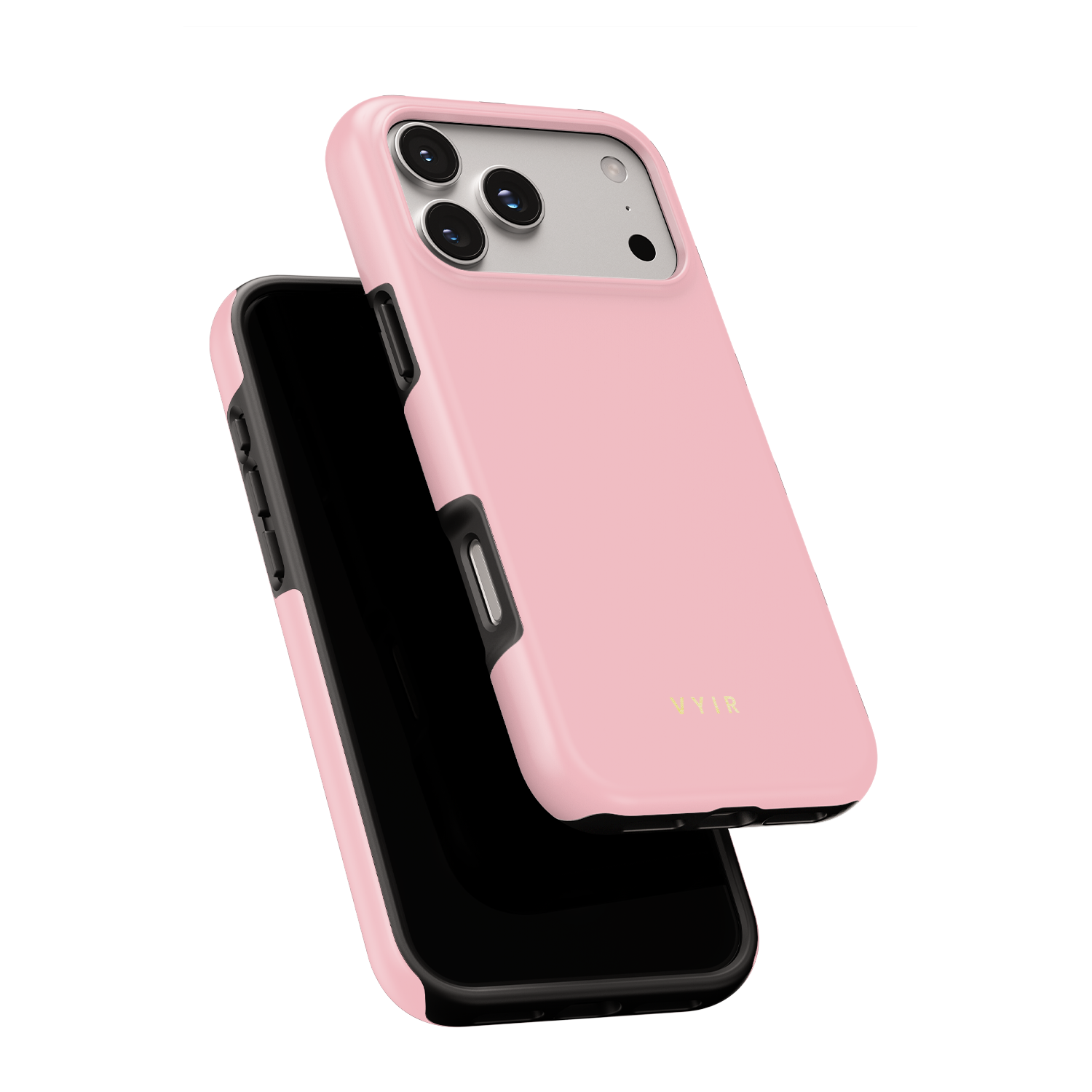 VYIR Signature Solid Colors, Light Pink - Shockproof MagSafe iPhone Case - VYIR
